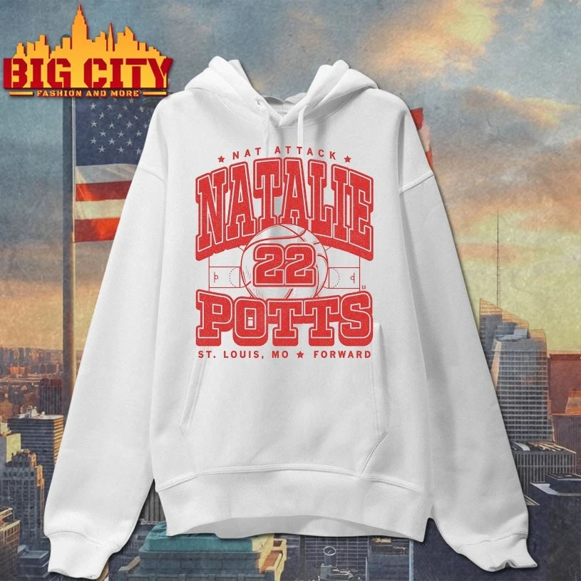 Nat Attack Natalie Potts 22 ST Louis Mo Forward shirt