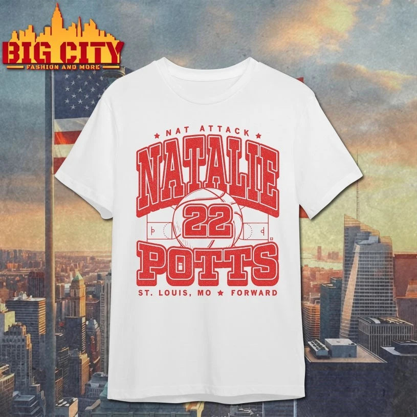 Nat Attack Natalie Potts 22 ST Louis Mo Forward shirt