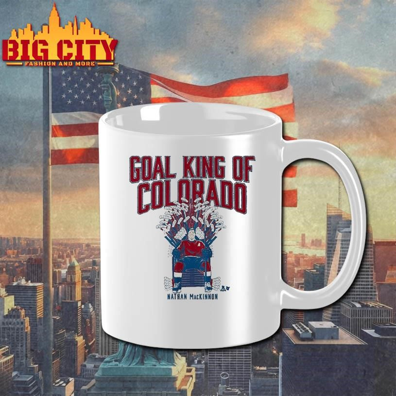 Nathan MacKinnon Goal King of Colorado Official Breakingt Shirt