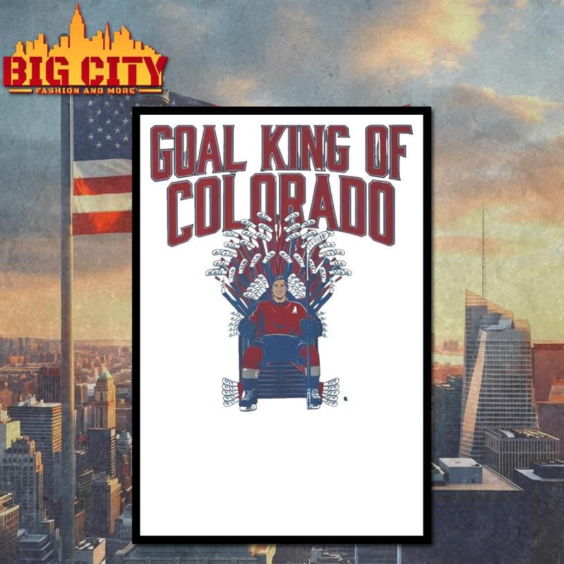 Nathan MacKinnon Goal King of Colorado Shirt