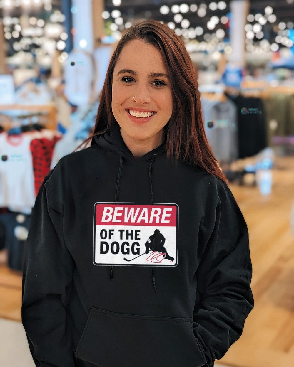Nathan MacKinnon beware of the dogg Colorado Avalanche signature shirt