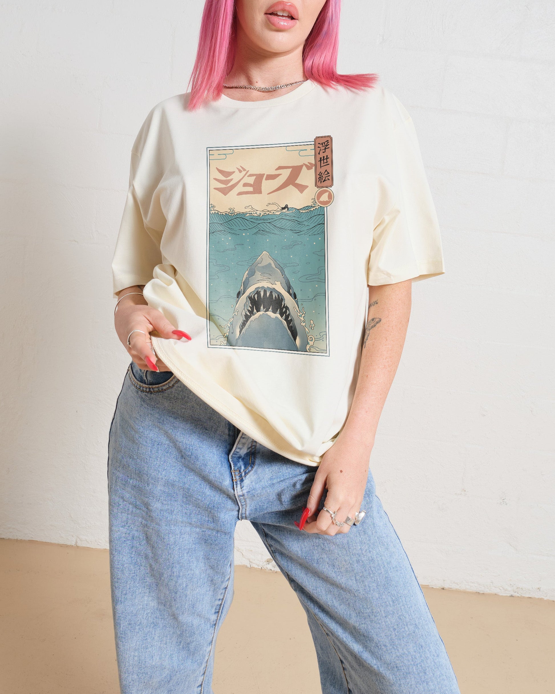 Shark Ukiyo-e T-Shirt