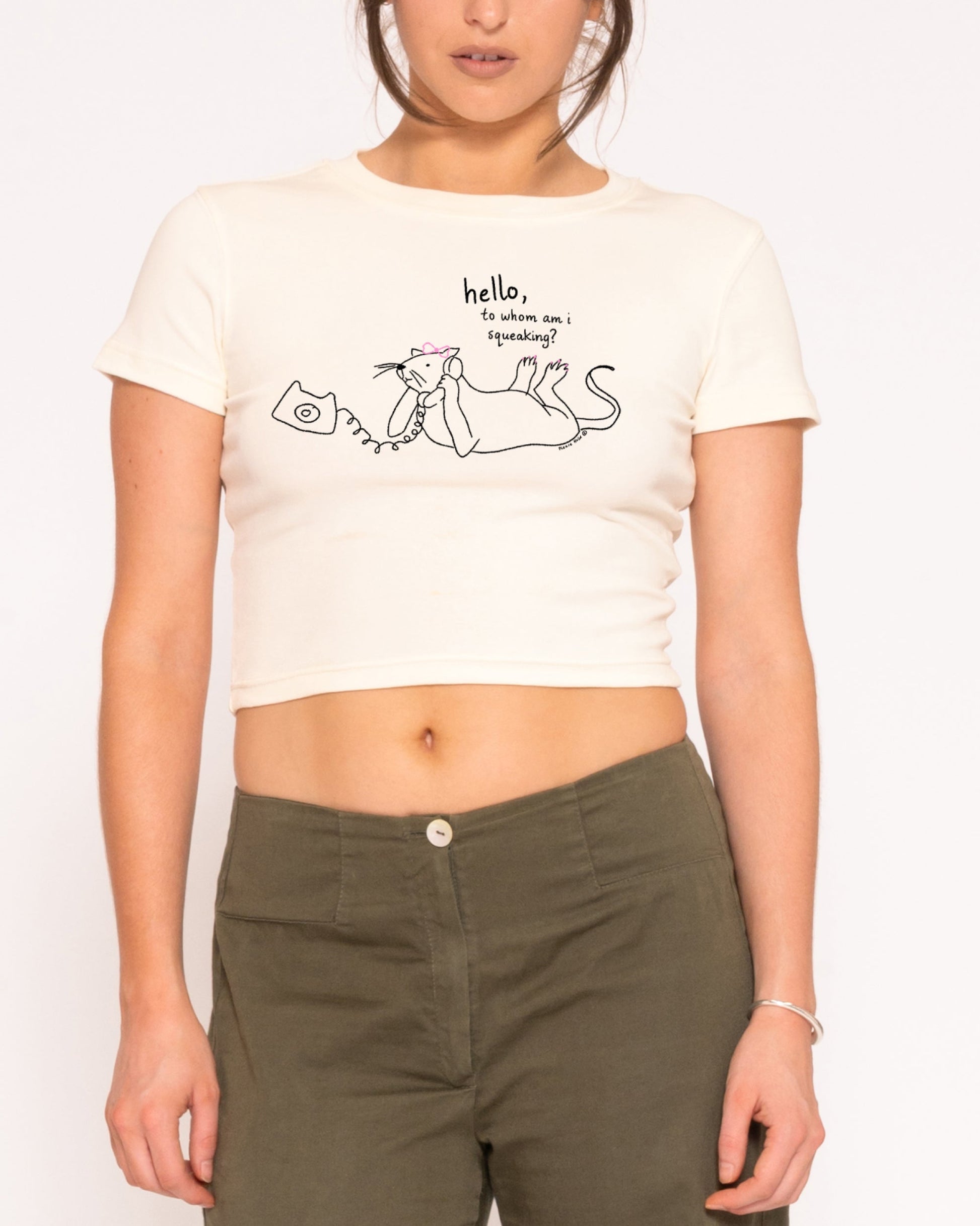 Hello, to Whom Am I Squeaking? Baby Tee