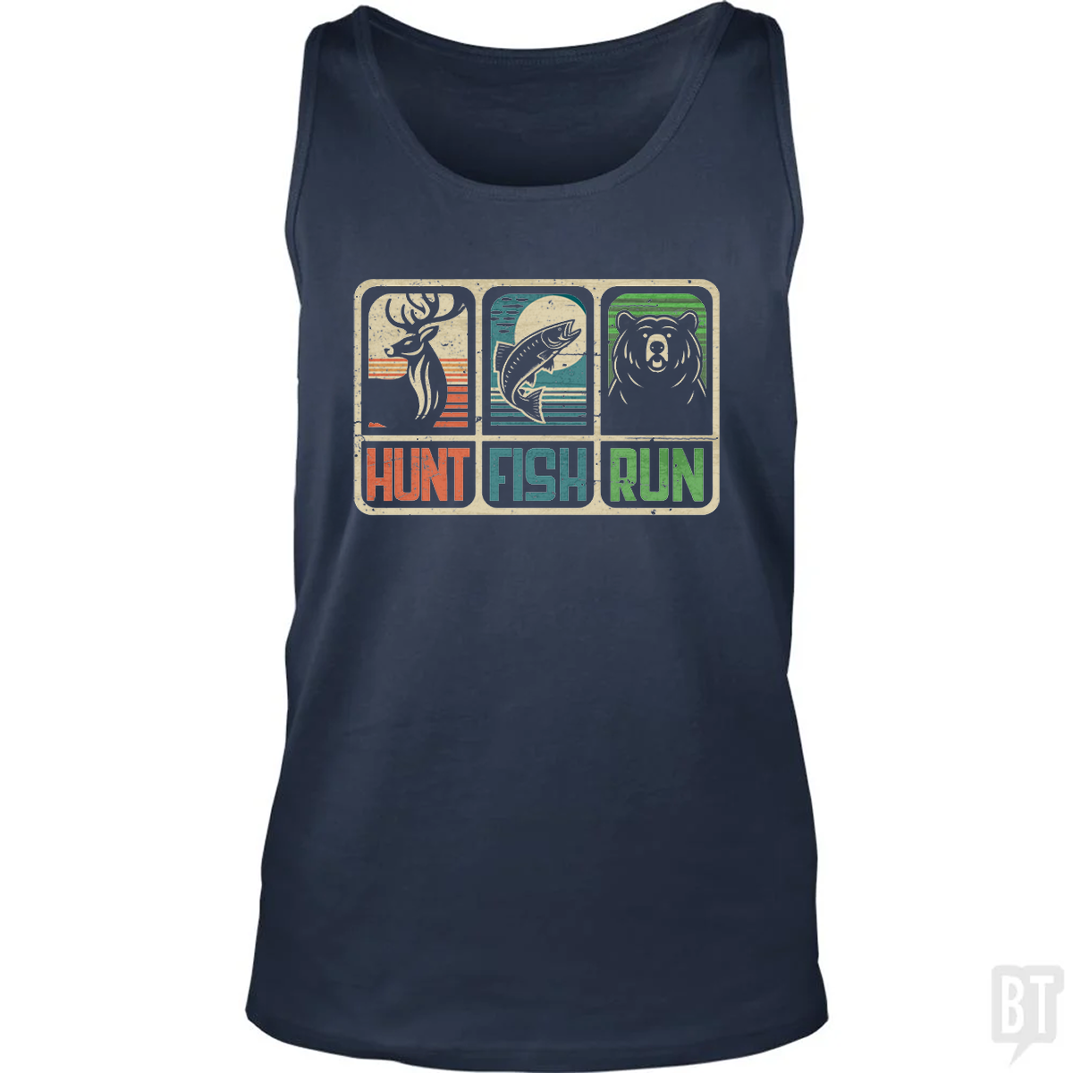 Hunt Fish Run Tank Top