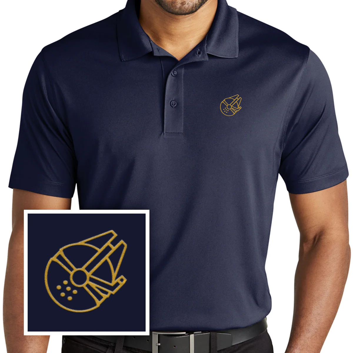 Millenium Falcon Polo Shirt