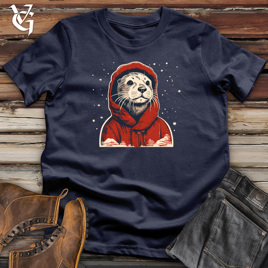 Retro Cozy Otter Softstyle Tee