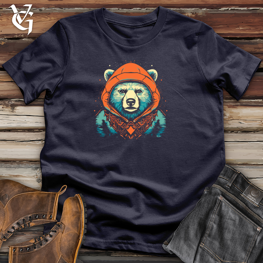 Retro Cosmic Beanie Bear Cotton Tee