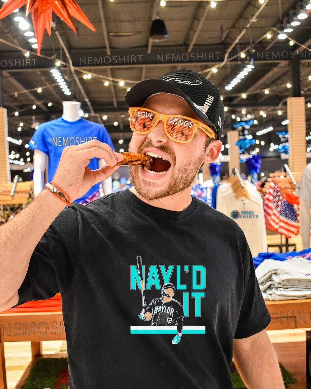 Nayl’d it Josh Naylor Seattle Mariners bat flip shirt