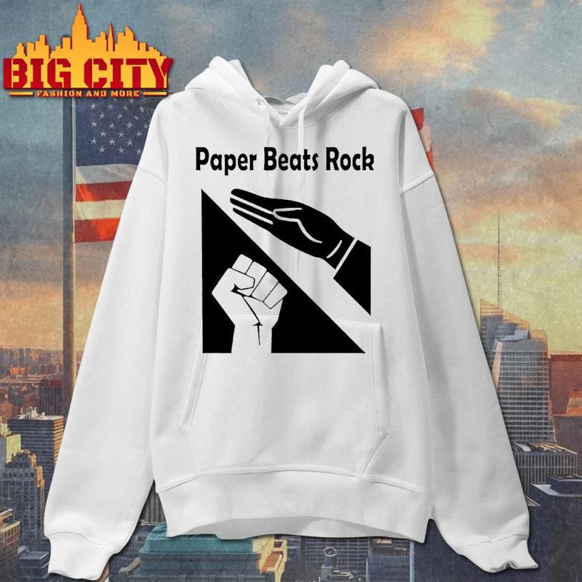 Nazi Salute Paper Beats Rock Shirt
