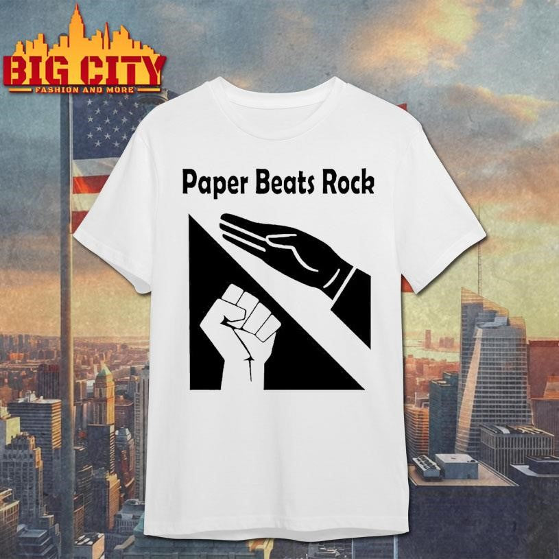 Nazi Salute Paper Beats Rock Shirt