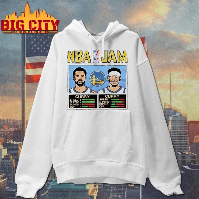 Nba Jam Golden State Warriors Curry And Curry Shirt