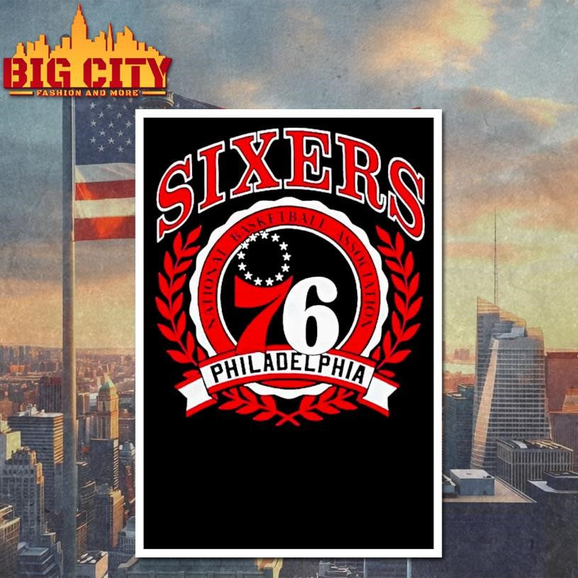 Nba Philadelphia 76ers Crest 2025 Shirt