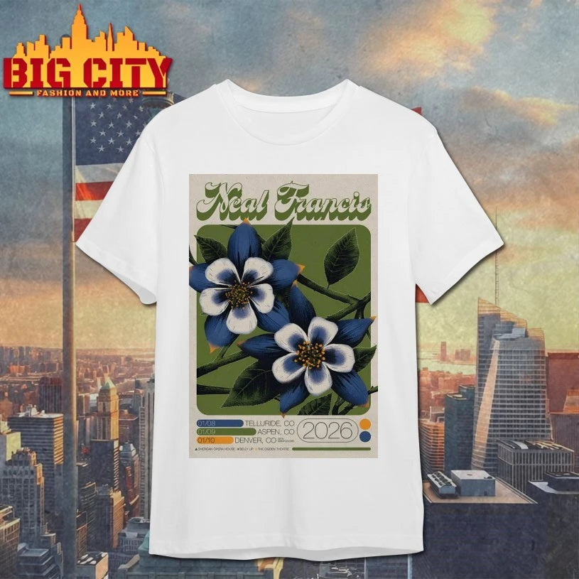 Neal Francis Jan 8 2026 Telluride CO Poster shirt
