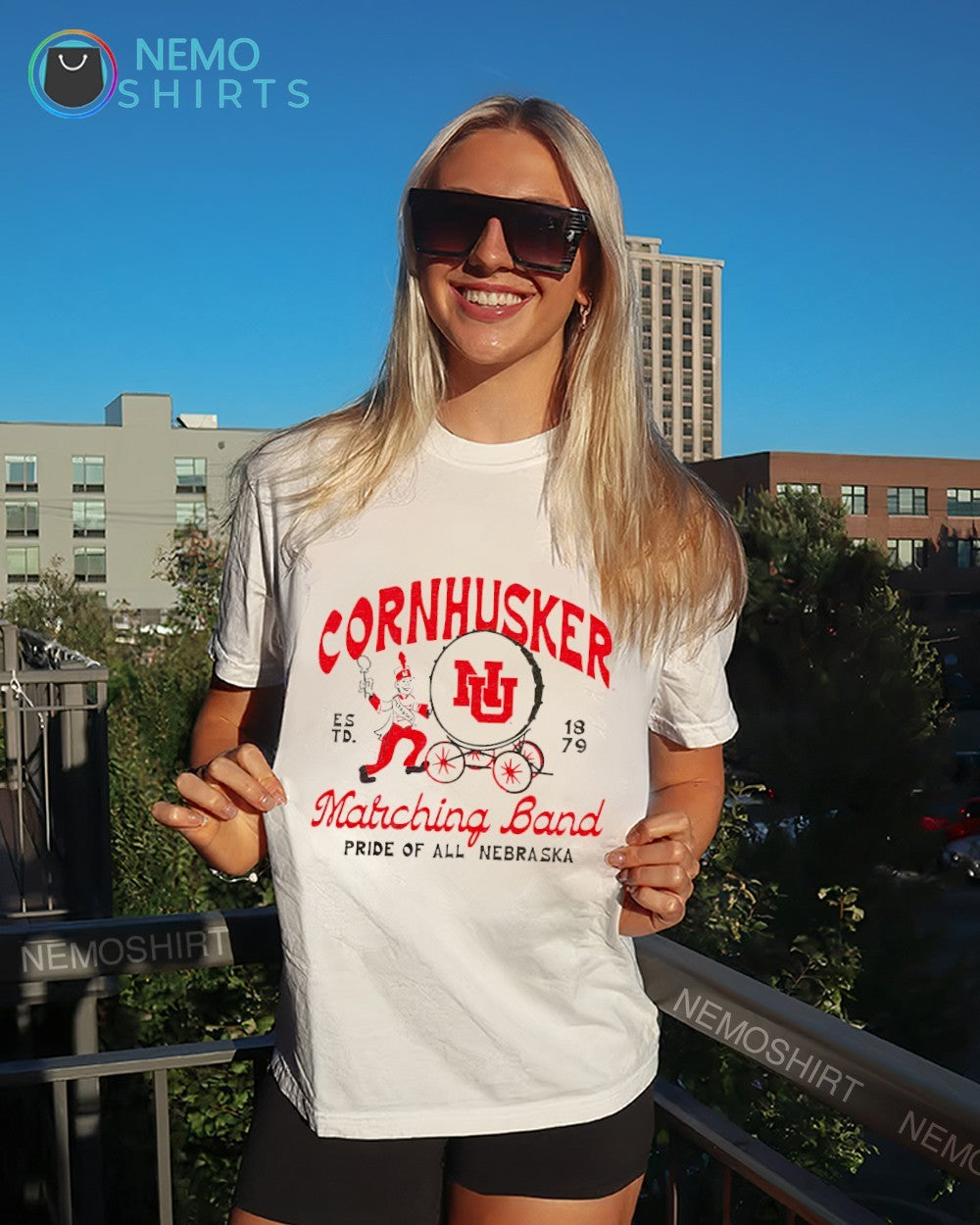 Nebraska Cornhuskers marching band pride of all Nebraska estd 1879 shirt