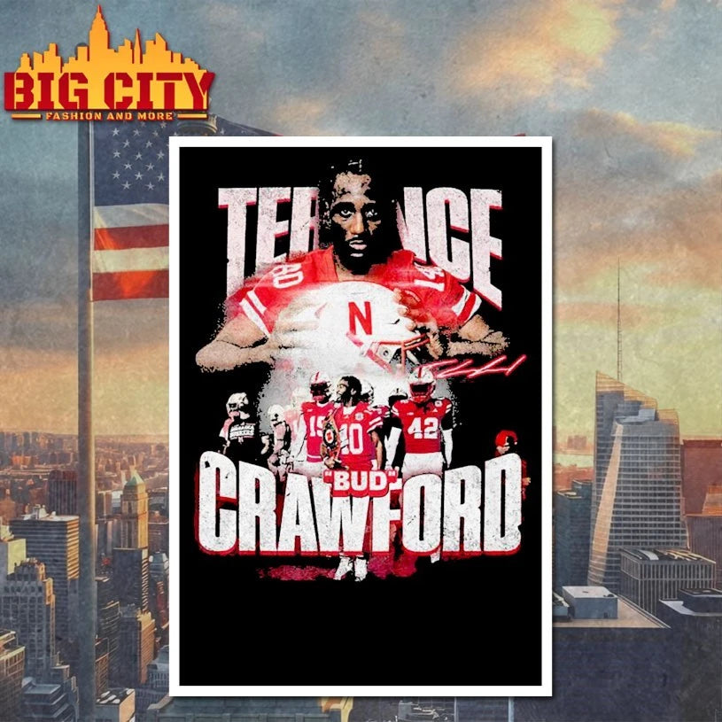 Nebraska Football Terence Crawford Bud shirt