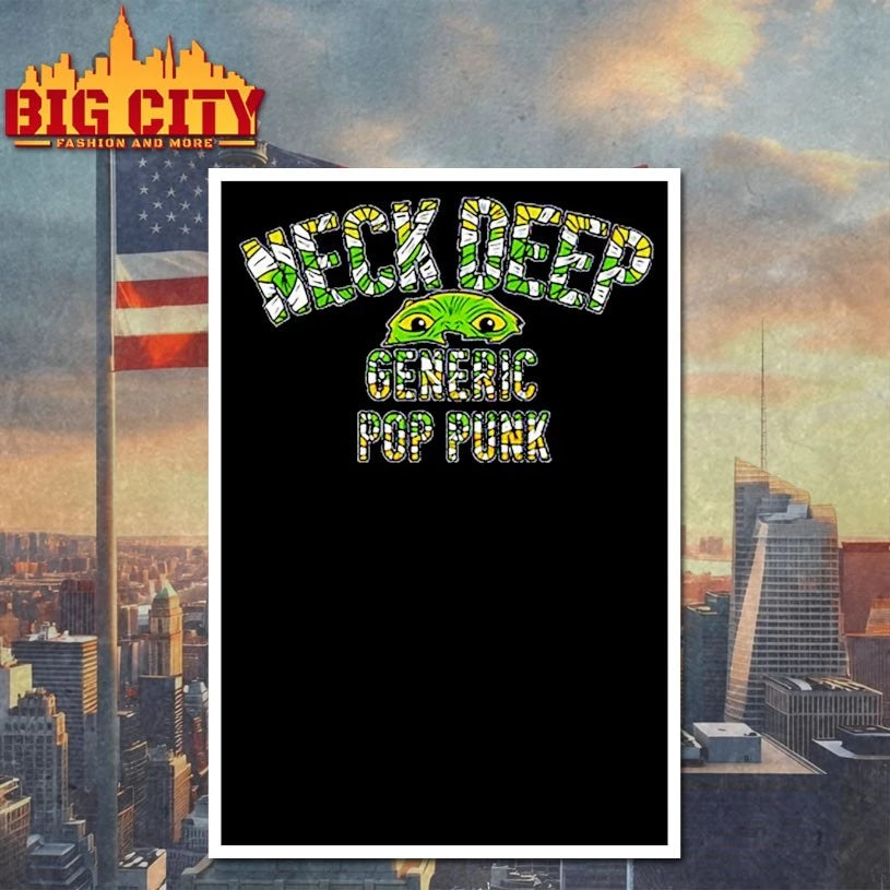 Neck Deep Generic Pop Punk Halloween 2025 shirt