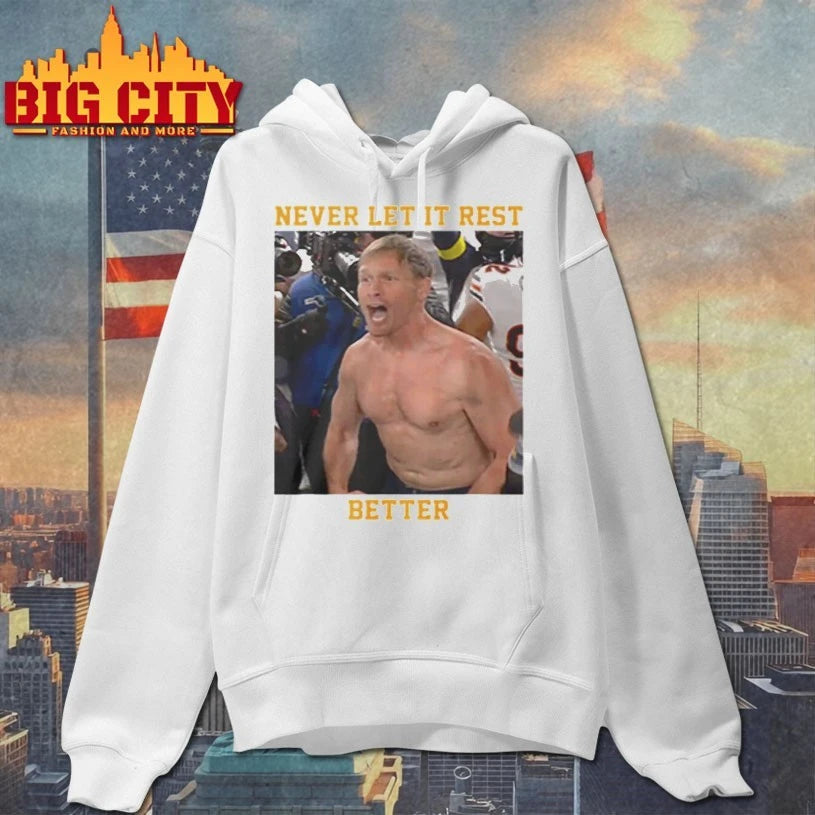 Official Never Let It Rest Good Better Best Ben Johnson shirt