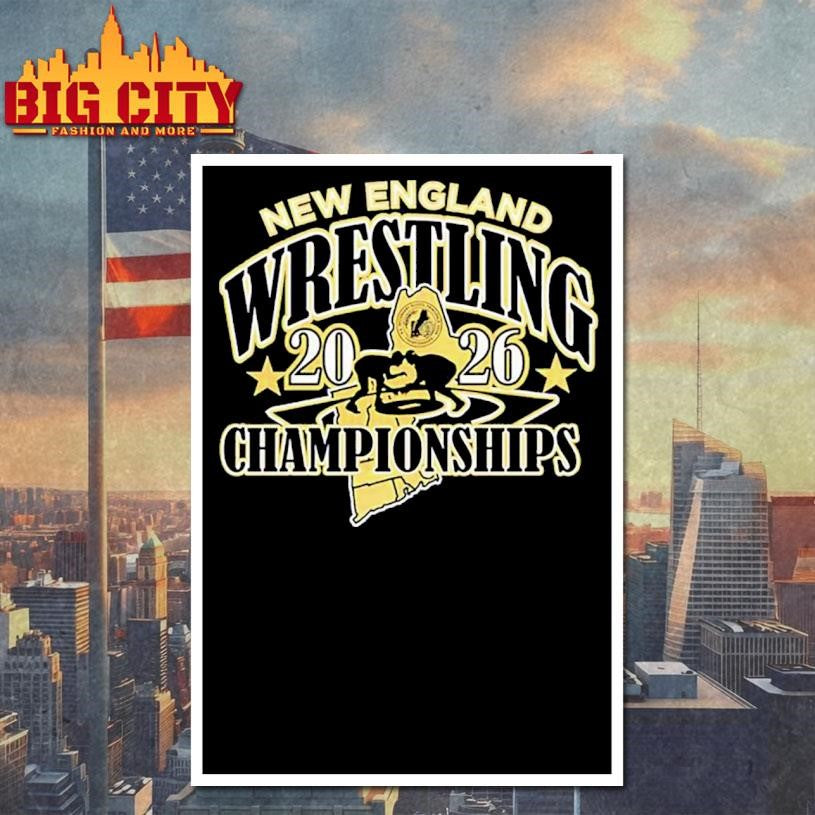 New England NECSSPA Wrestling Championships 2026 logo Shirt