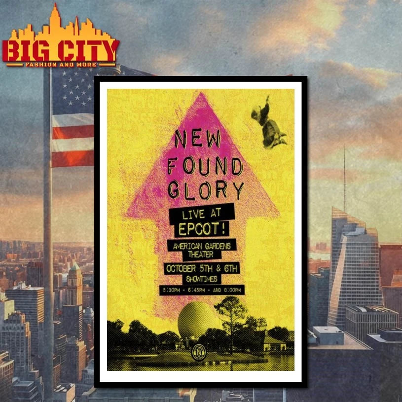 New Found Glory American Tour Poster shirt