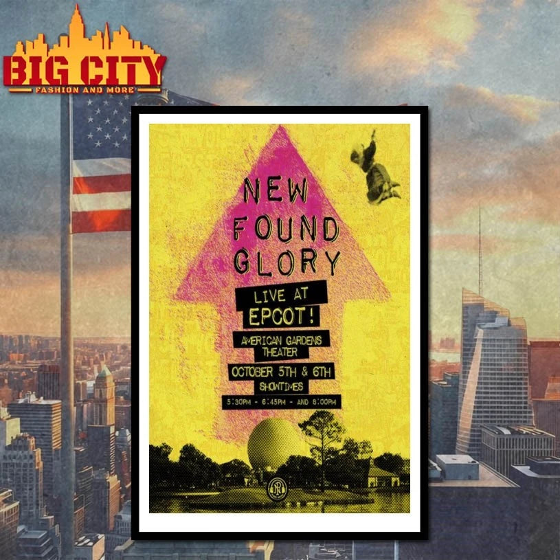 New Found Glory American Tour Poster shirts