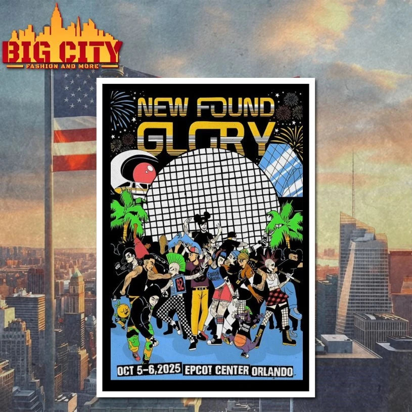 New Found Glory Florida Oct 5-6 2025 Shows Poster shirt