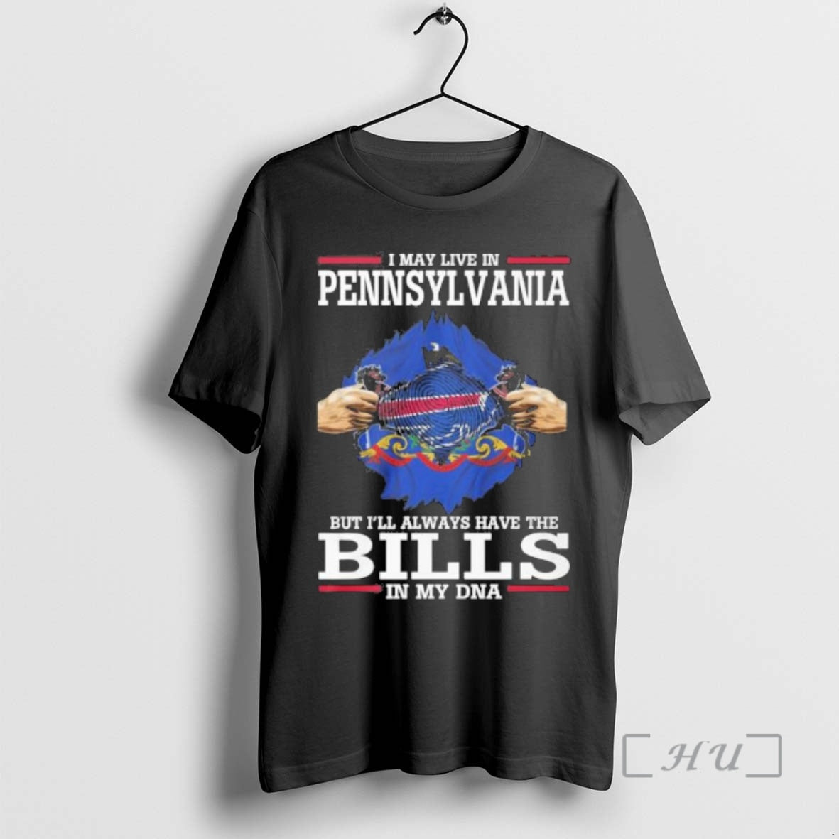 New I May Live In Pennsylvania But Ill Always Have The Buffalo Bills Premium T-Shirts, Hoodie, Sweatshirt | ZylaModa.com