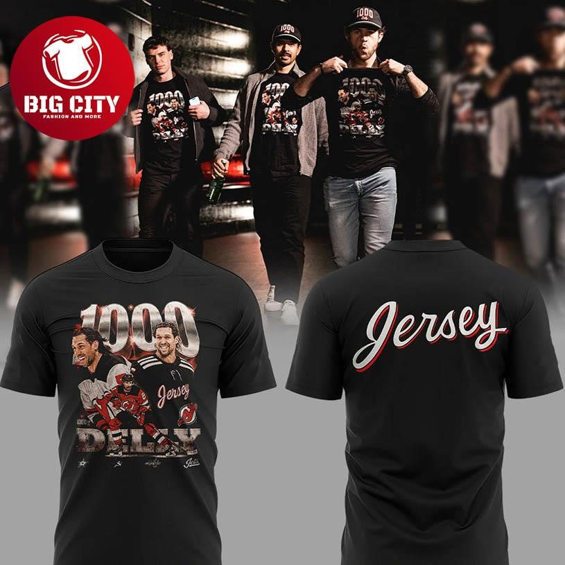 New Jersey Devils Brenden Dillon Representing 1000 DILLYYYY Two Sided Shirt