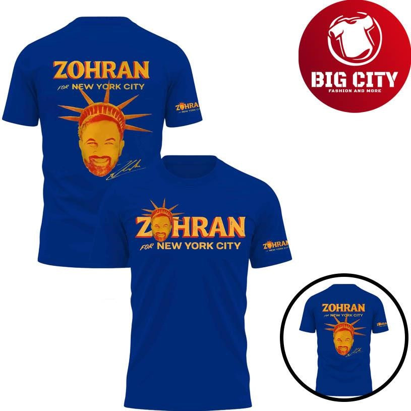 New York City Muslim Mayor Zohran Mamdani 2025 Two Sided Shirt