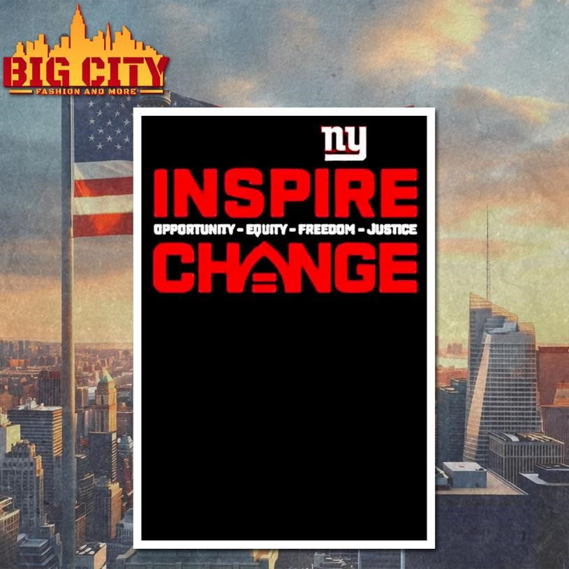 New York Giants Inspire Change 2025 Shirt