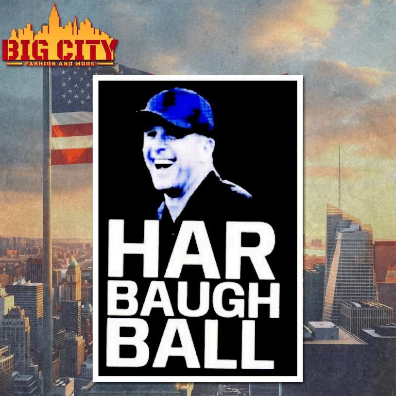 New York Giants Jim Harbaugh Ball Shirt