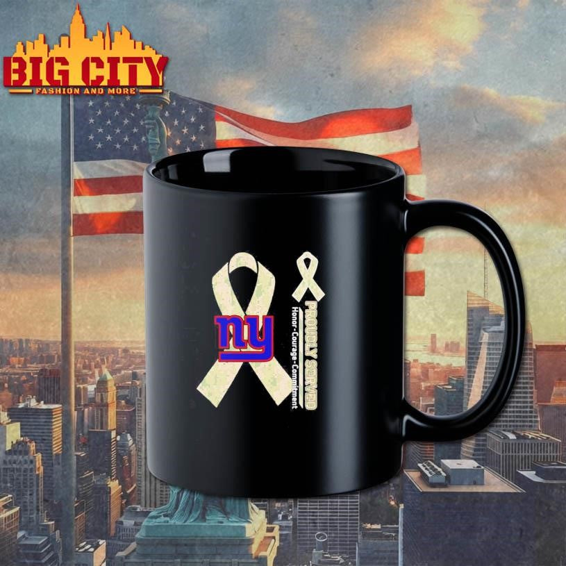 New York Giants Proudly Served Honor Courage Commitment Shirt