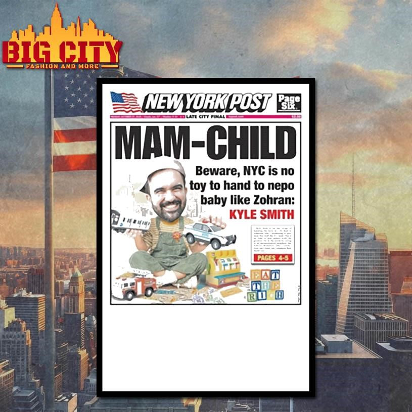 New York Post Cover Mam Child 2025 Shirt