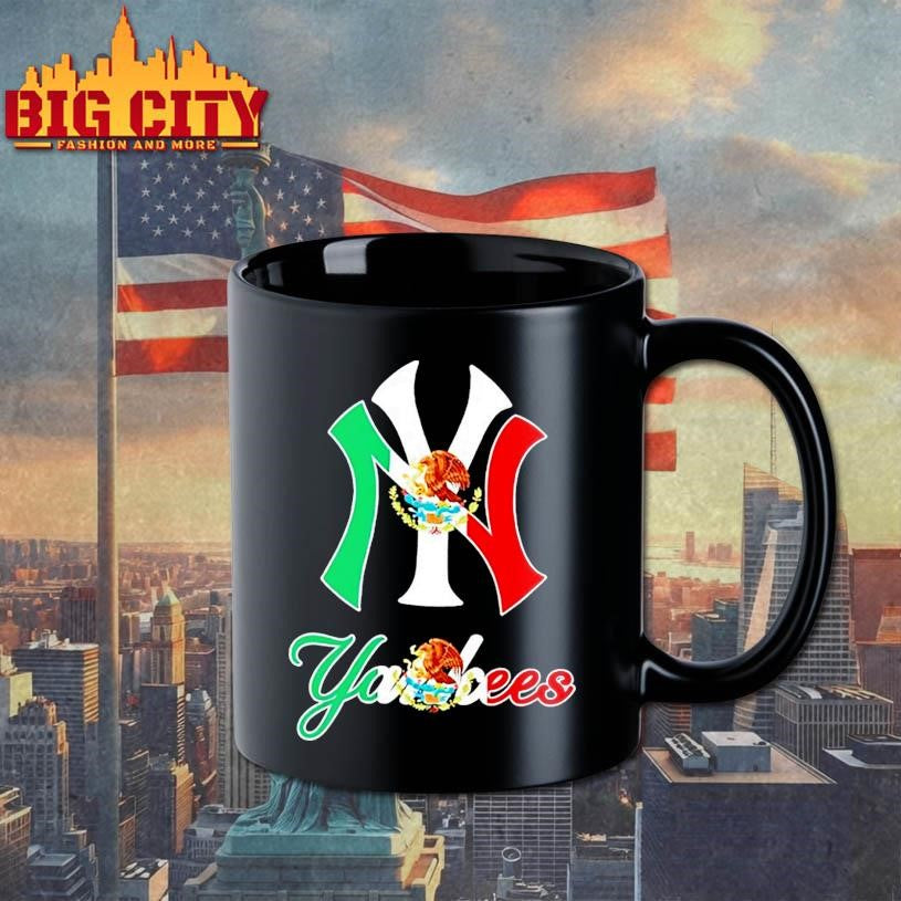 New York Yankees Baseball X Mexican Flag Shirt