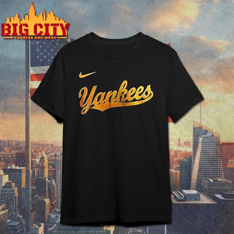 New York Yankees Hamilton Yankees All Rise Logo Shirt