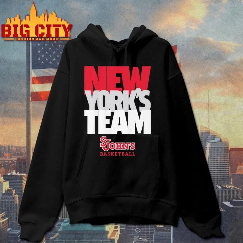 New York’s Team Text Stack St. John’s Basketball Shirt
