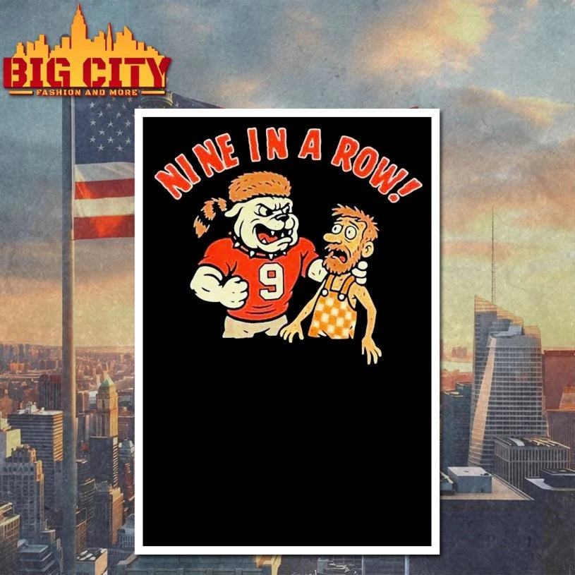Ni Ne In A Row Dawgs On Top Shirt