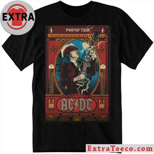 Nice AC DC March 11 2026 Parque Deportivo Estadio Nacional Santiago, Chile Poster Shirt
