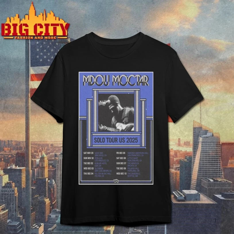 Nice Mdou Moctar Solo New Tour US 2025 Poster shirt