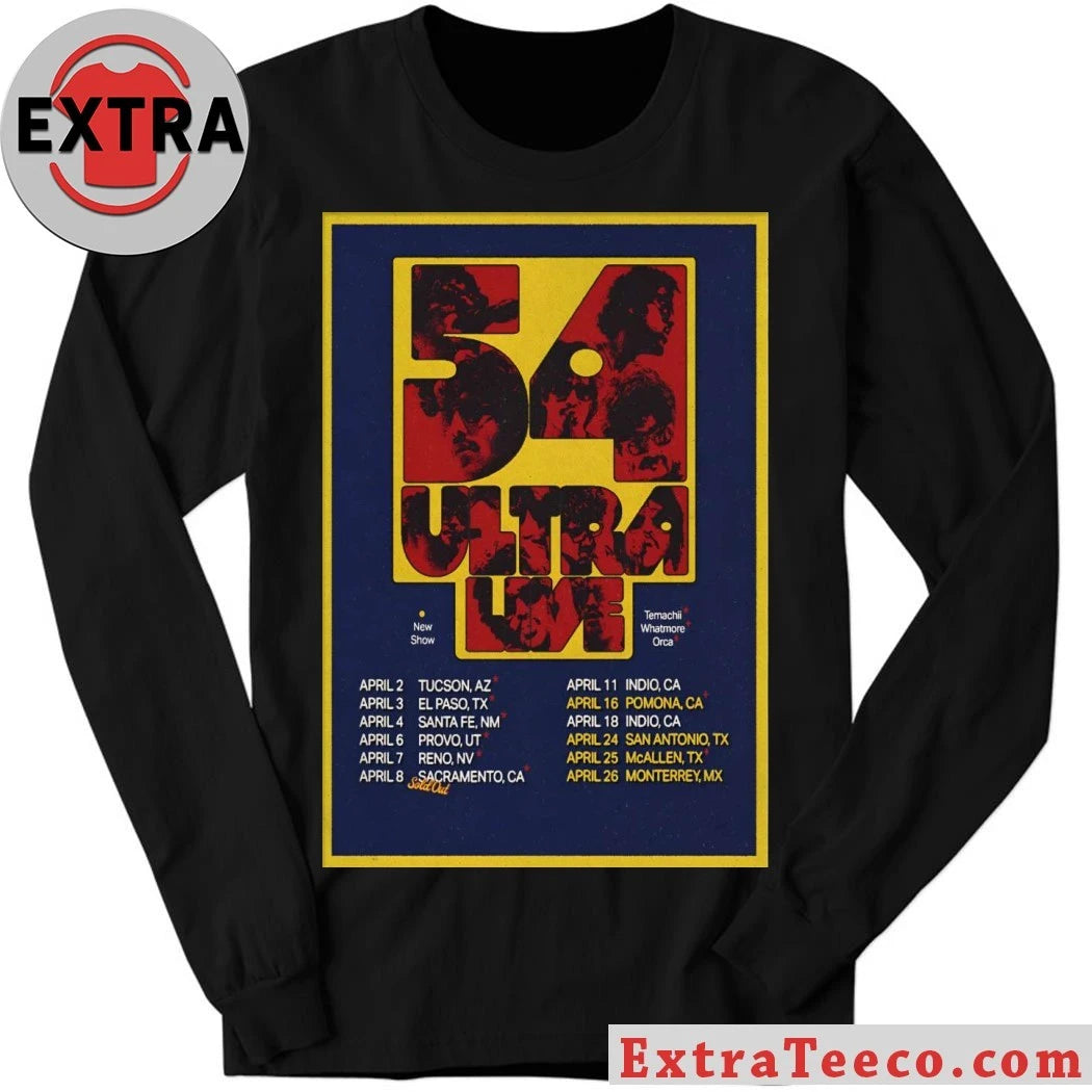 Nice Poster 54ultra April Tour 2026 Shirt