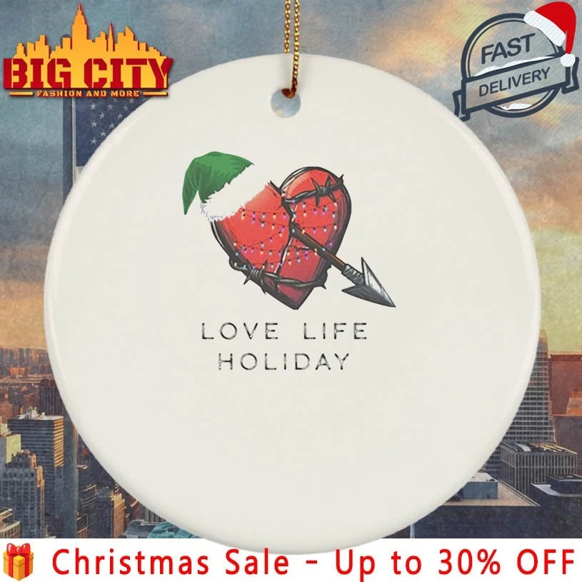 Nick Carter Santa hat With Heart love life holiday shirt
