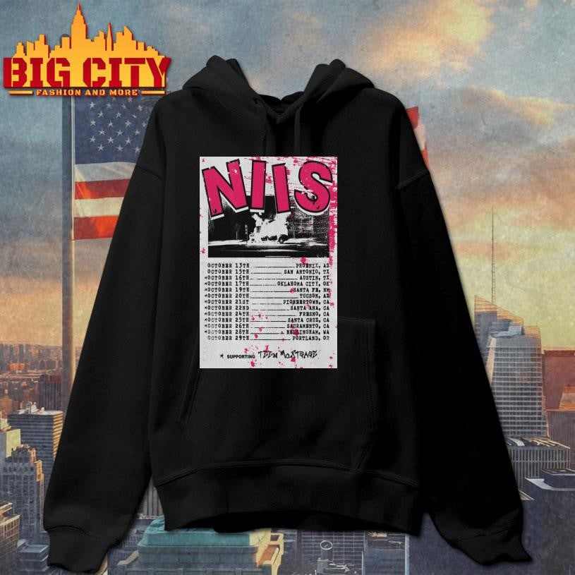 Niis Band October 2025 Tour Poster Shirt