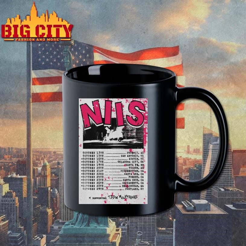 Niis Band October 2025 Tour Poster Shirt
