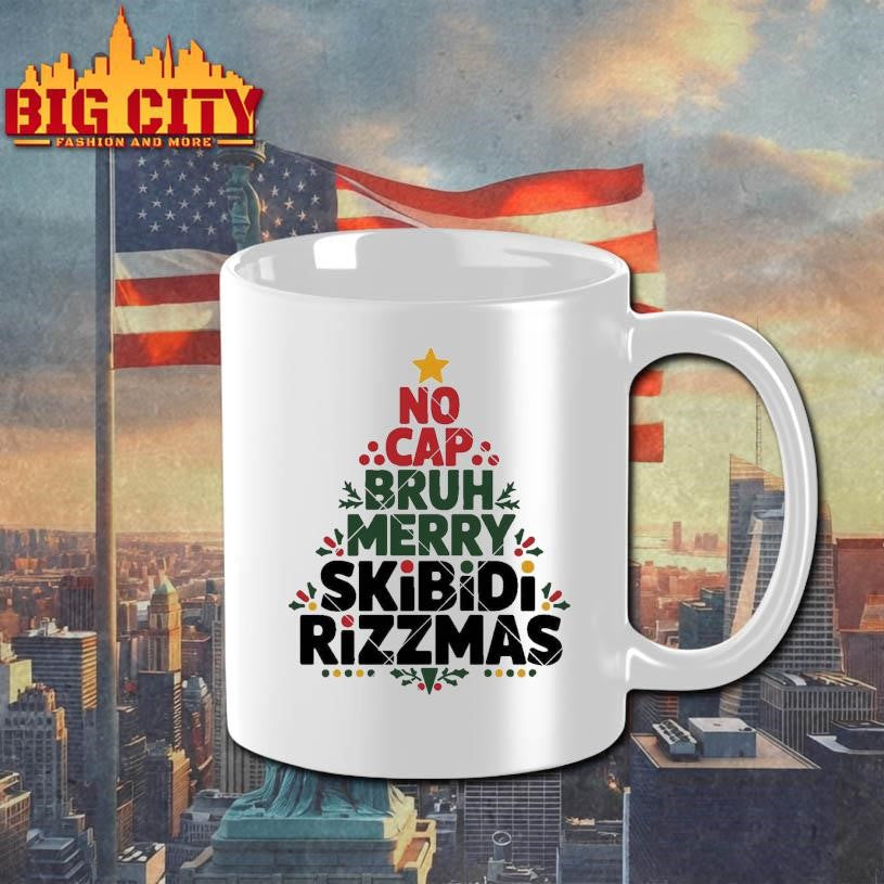 No Cap Bruh Merry Skibidi Rizzmas Shirt