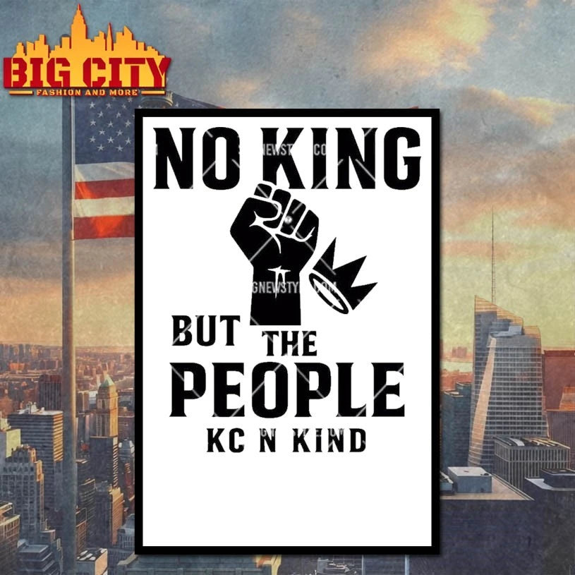 No King But The People Freedom quote Shirt