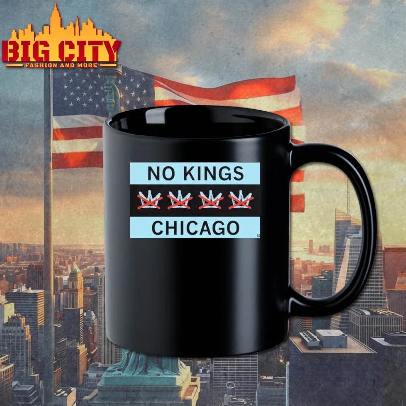 No Kings Chicago Flag shirt