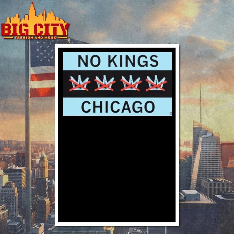 No Kings Chicago Flag shirt