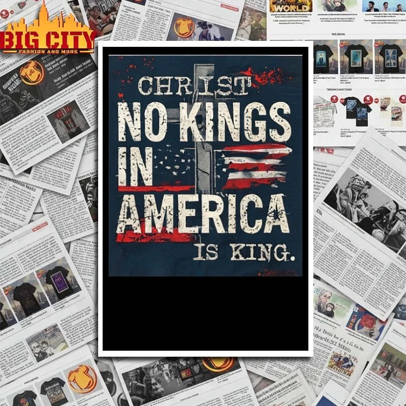 No Kings In America Christ Is King Anti Trump Shirt