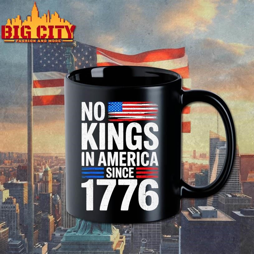 No Kings In America Rejecting Kings Patriotic Usa Shirt