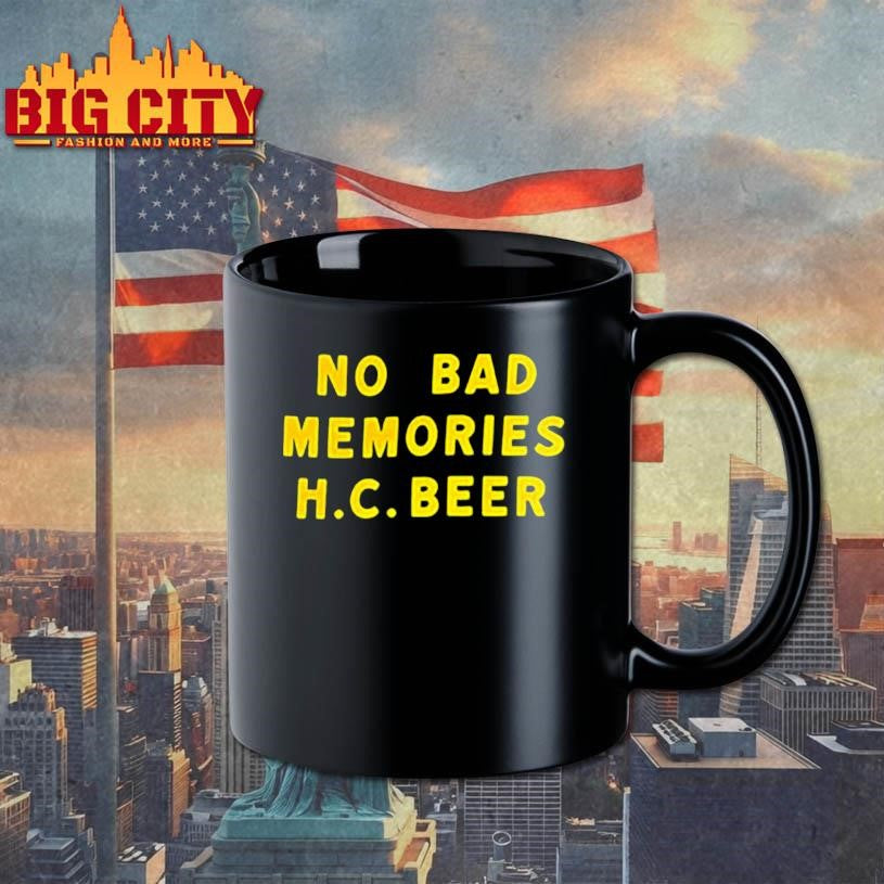 No bad memories HC beer letter shirt