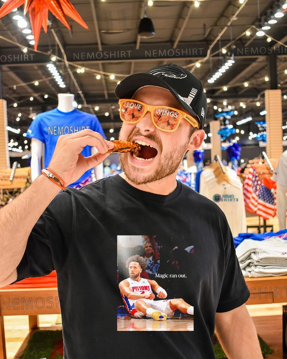 No cinderella run here Cade Cunningham Detroit Pistons magic run out shirt